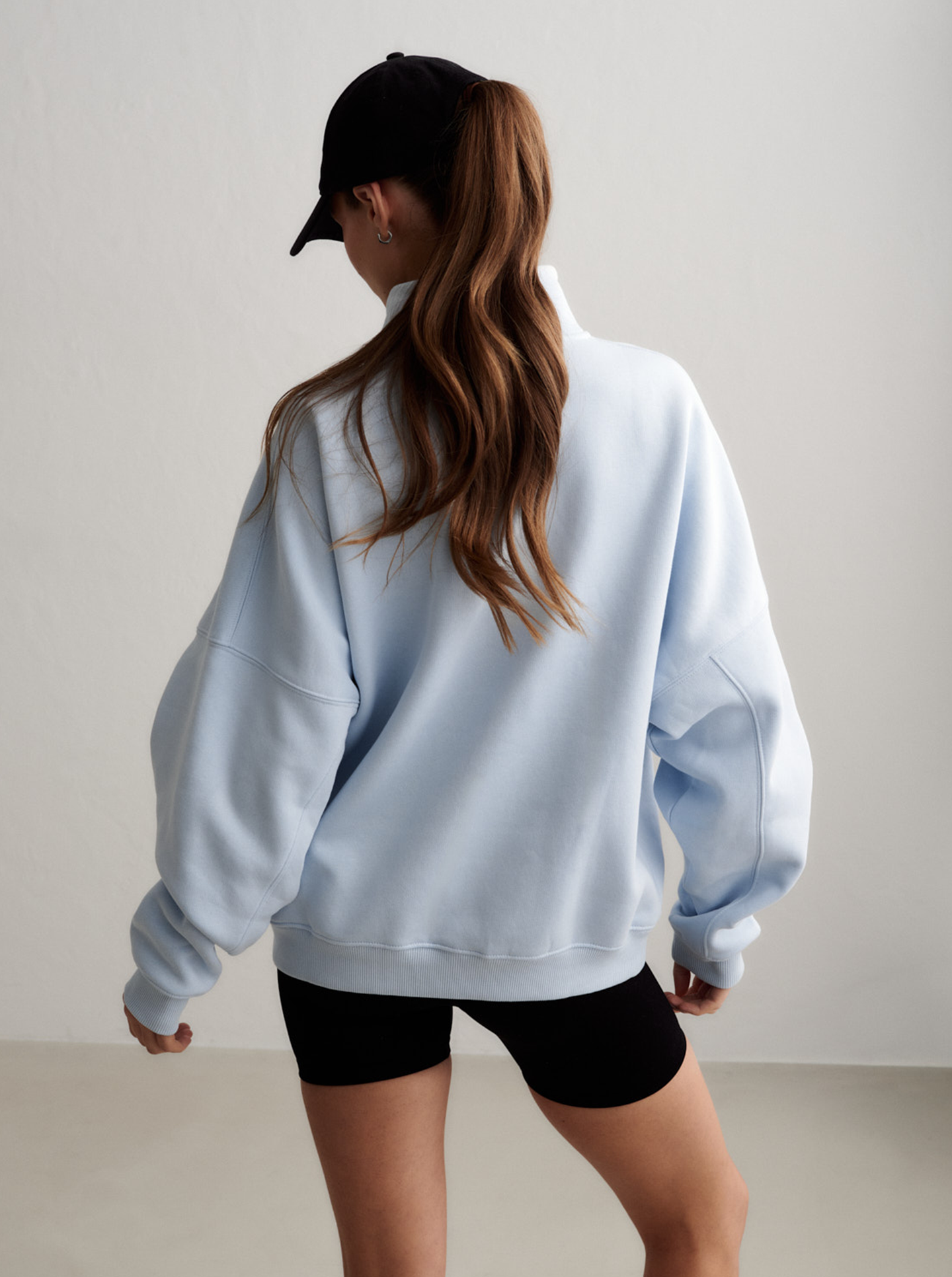 Varsity Half Zip Sweat
