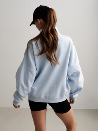 Varsity Half Zip Sweat