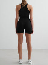 Black Shape Seamless Hotpants