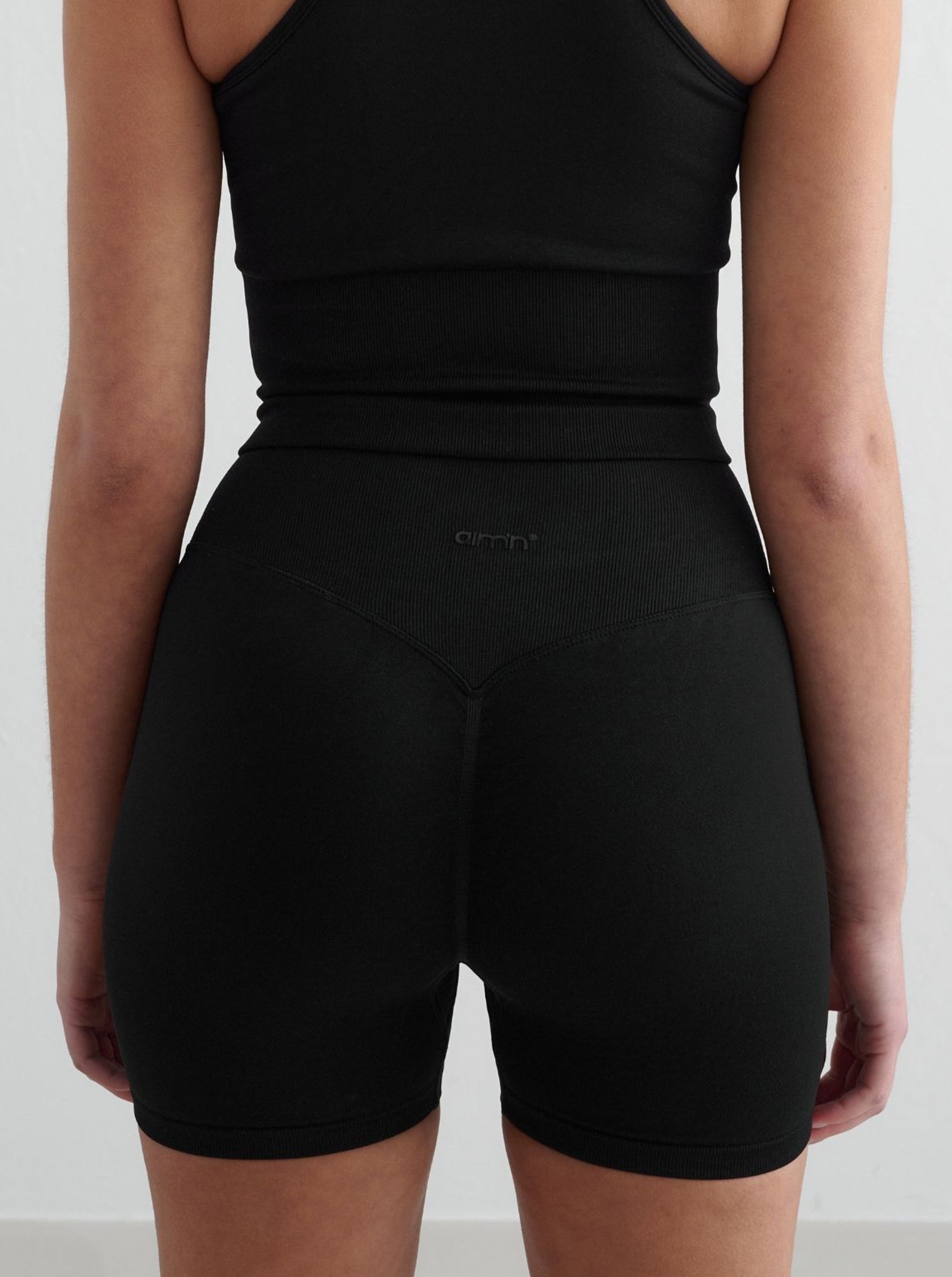 Black Shape Seamless Hotpants
