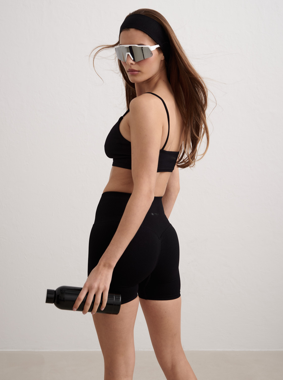Black Shape Seamless Hotpants