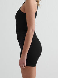 Black Shape Seamless Hotpants