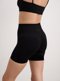 Black Shape Seamless Hotpants