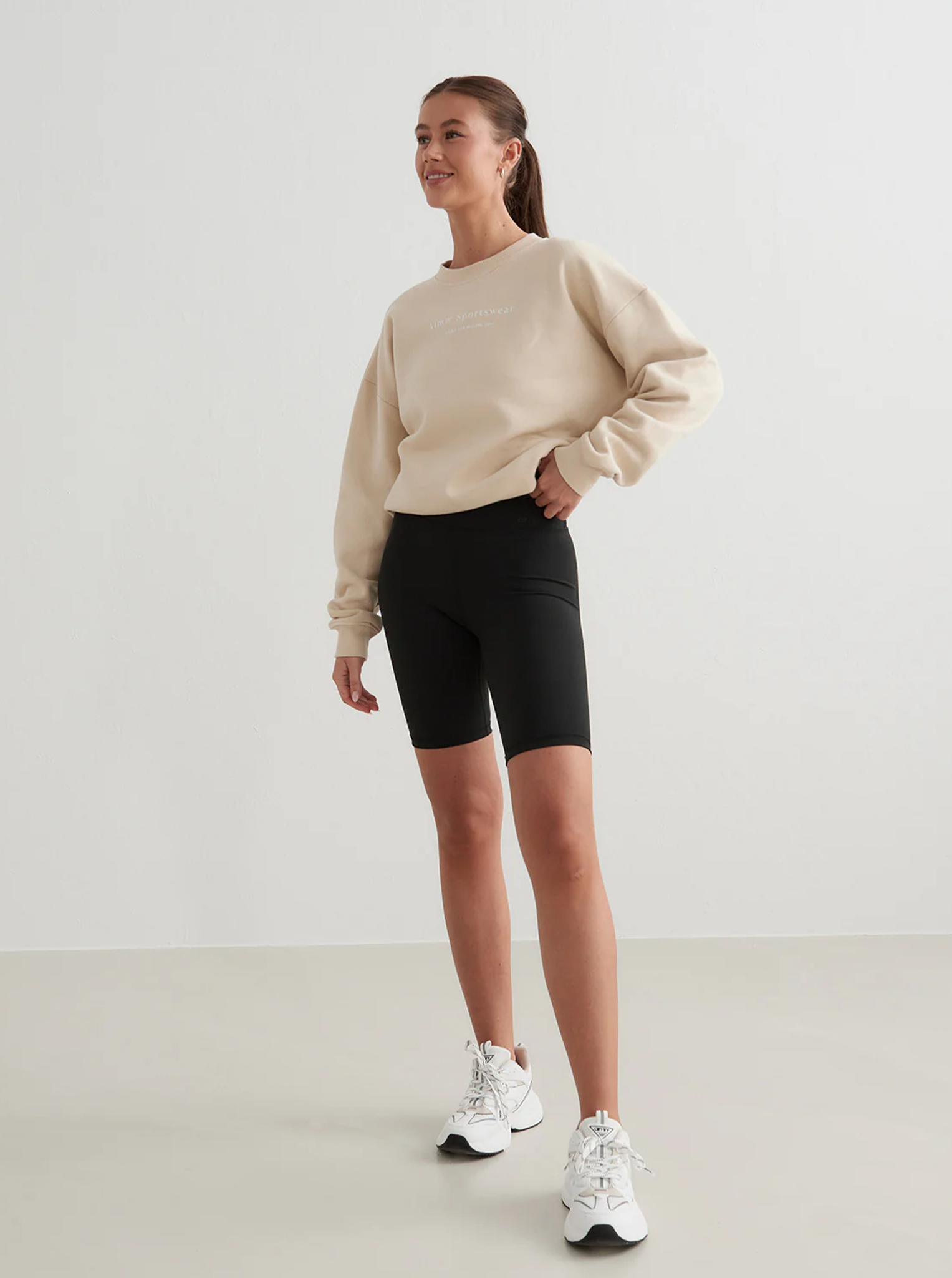 Café Au Lait Serif Sweatshirt