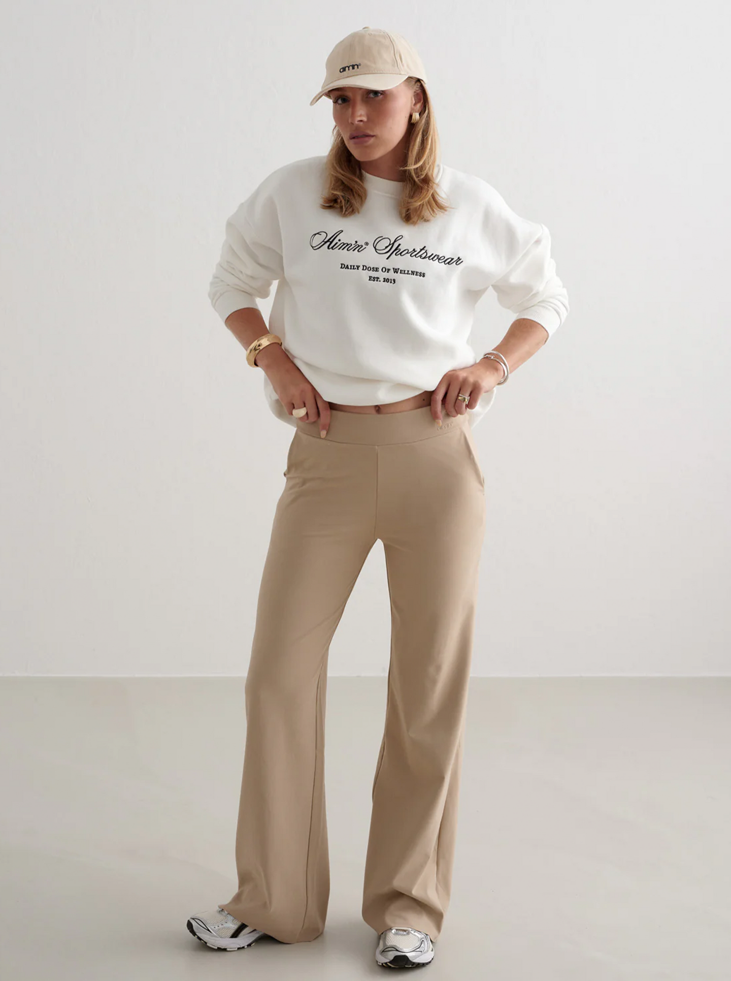 Beige Small Logo Cap