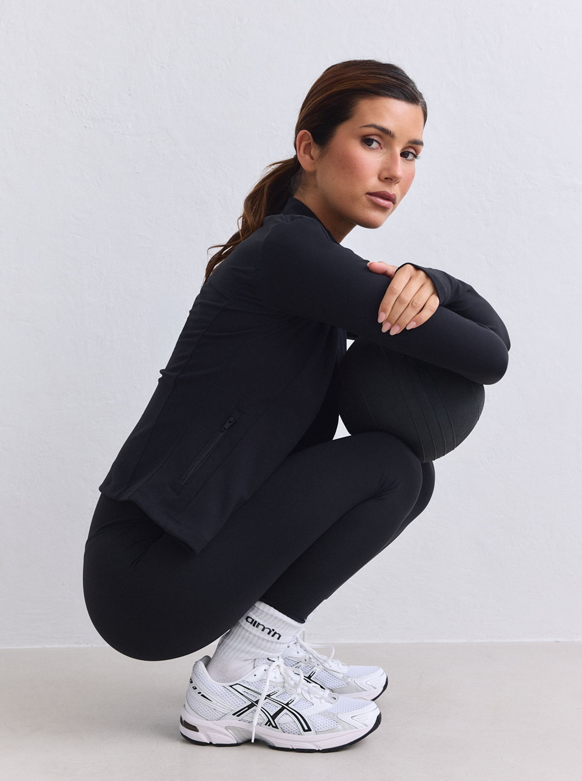 Sense Zip Jacket in Black