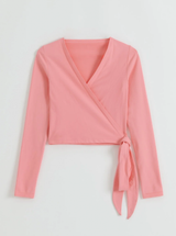 Shape Seamless Wrap Long Sleeve