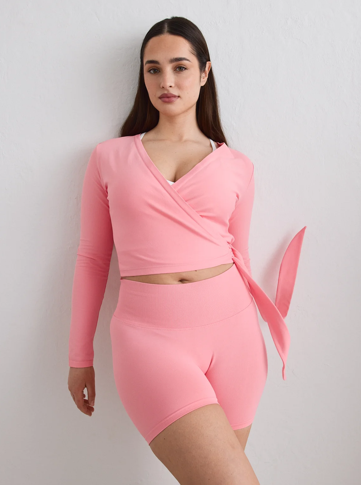 Shape Seamless Wrap Long Sleeve