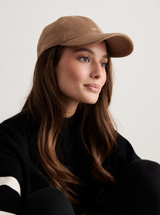 Small Logo Suede Cap