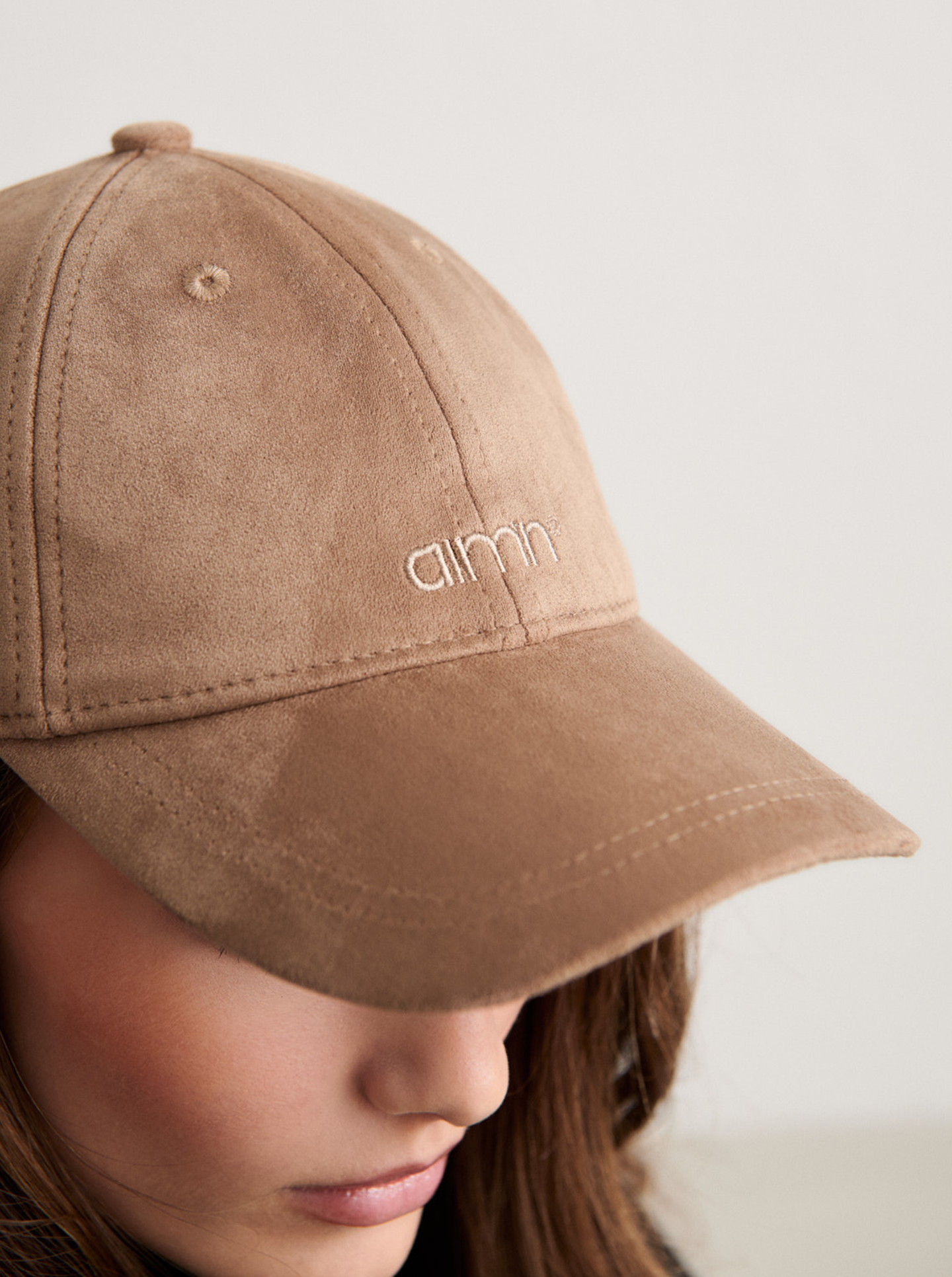 Small Logo Suede Cap