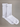 High Running Socks in White