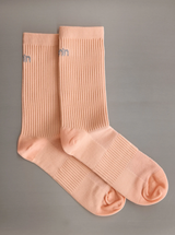 Running Socks High in Peach