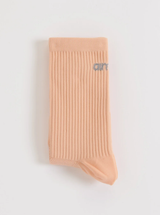 Running Socks High in Peach