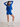 Running Midi Biker Shorts in Azure
