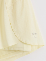 Running Shorts in Lemon White