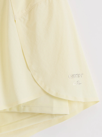 Running Shorts in Lemon White