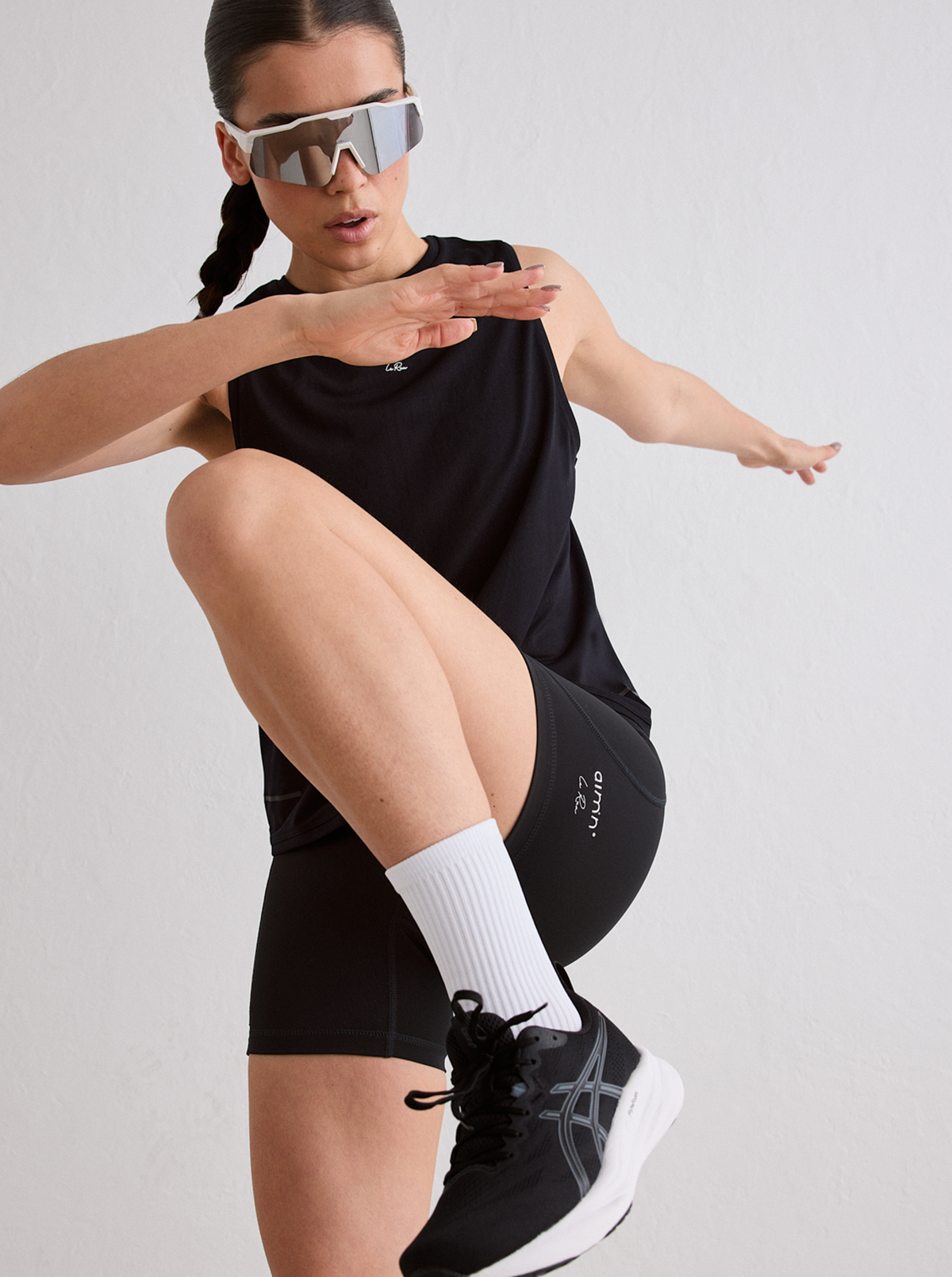 Seamless Running Top in Black