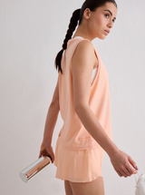 Seamless Running Top in Peach