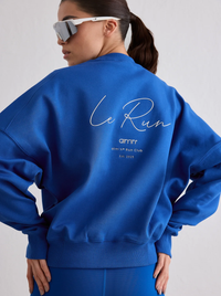 Le Run Running Sweatshirt in Azure