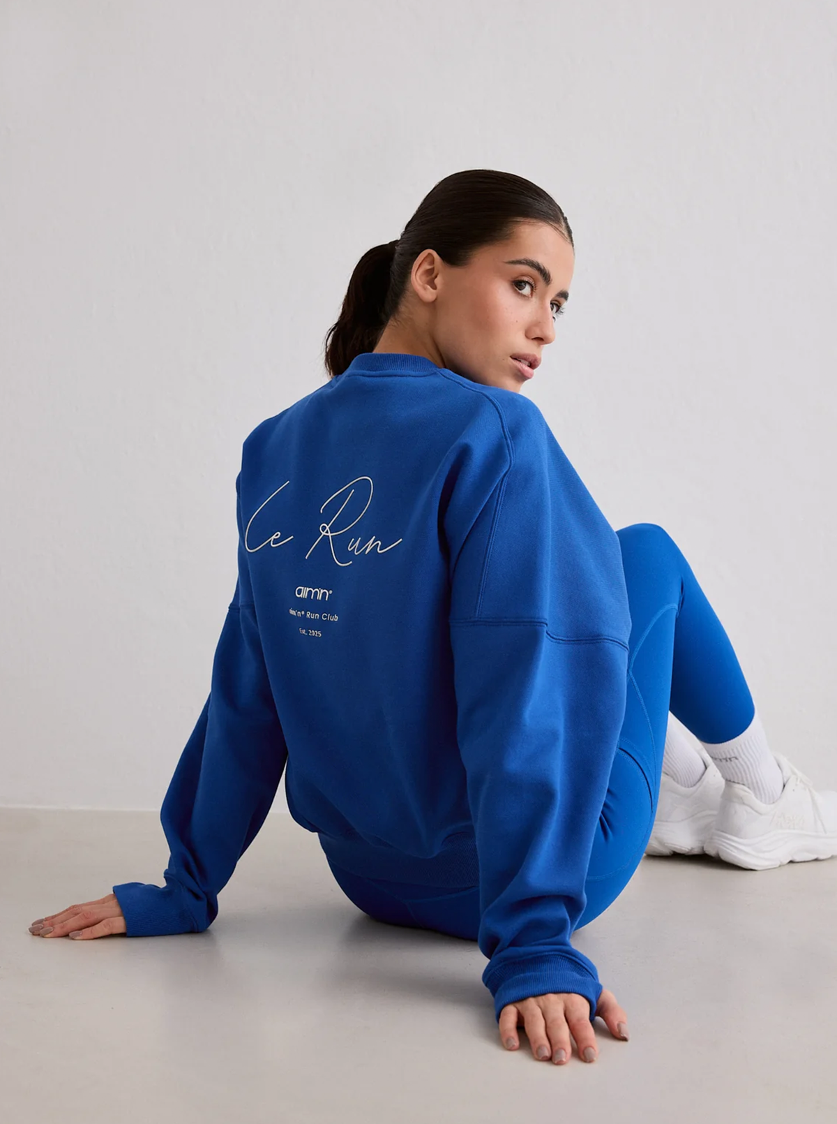Le Run Running Sweatshirt in Azure