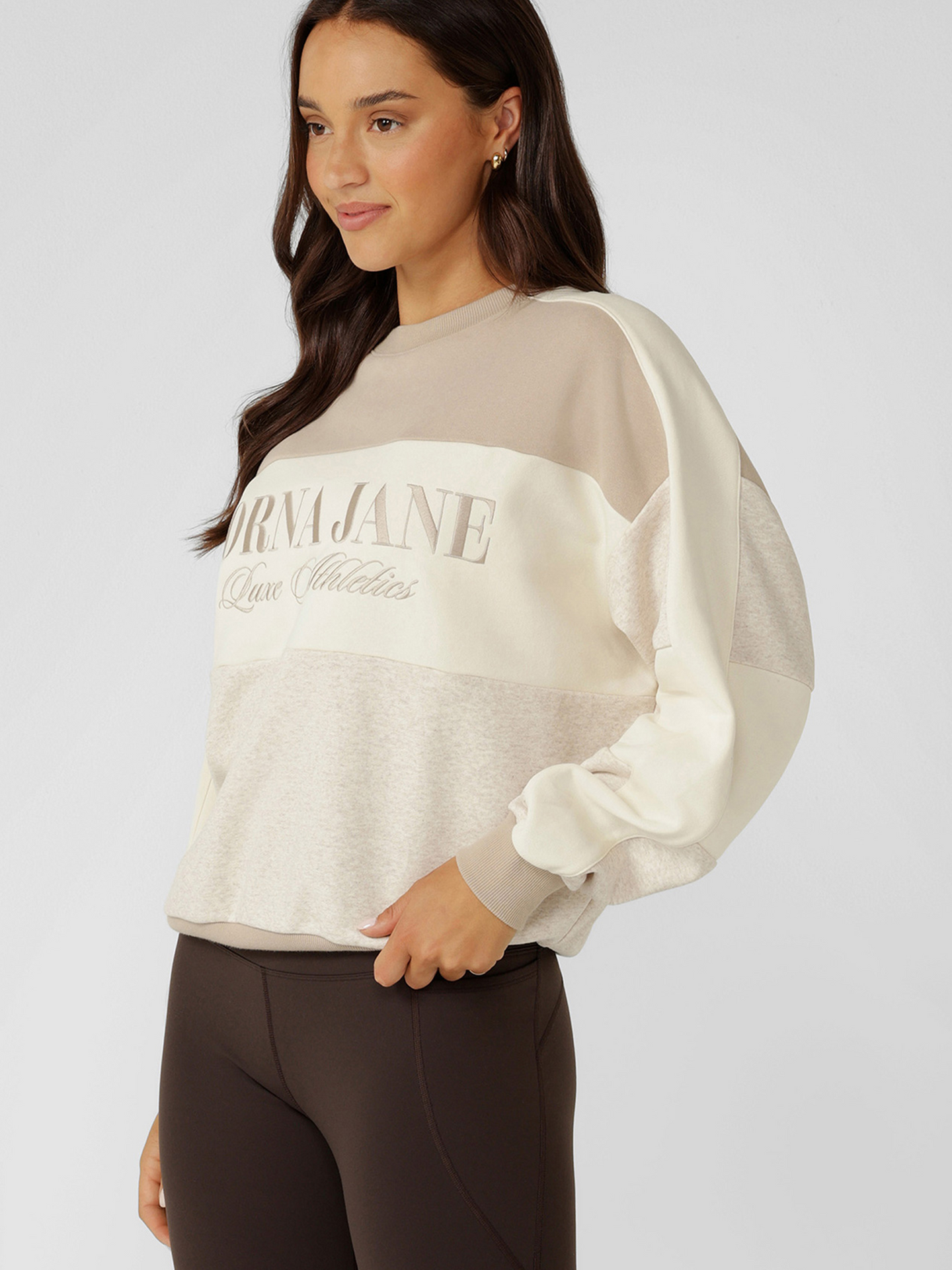 Luxe Panelled Sweat