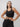 Longline Sports Bra In Black