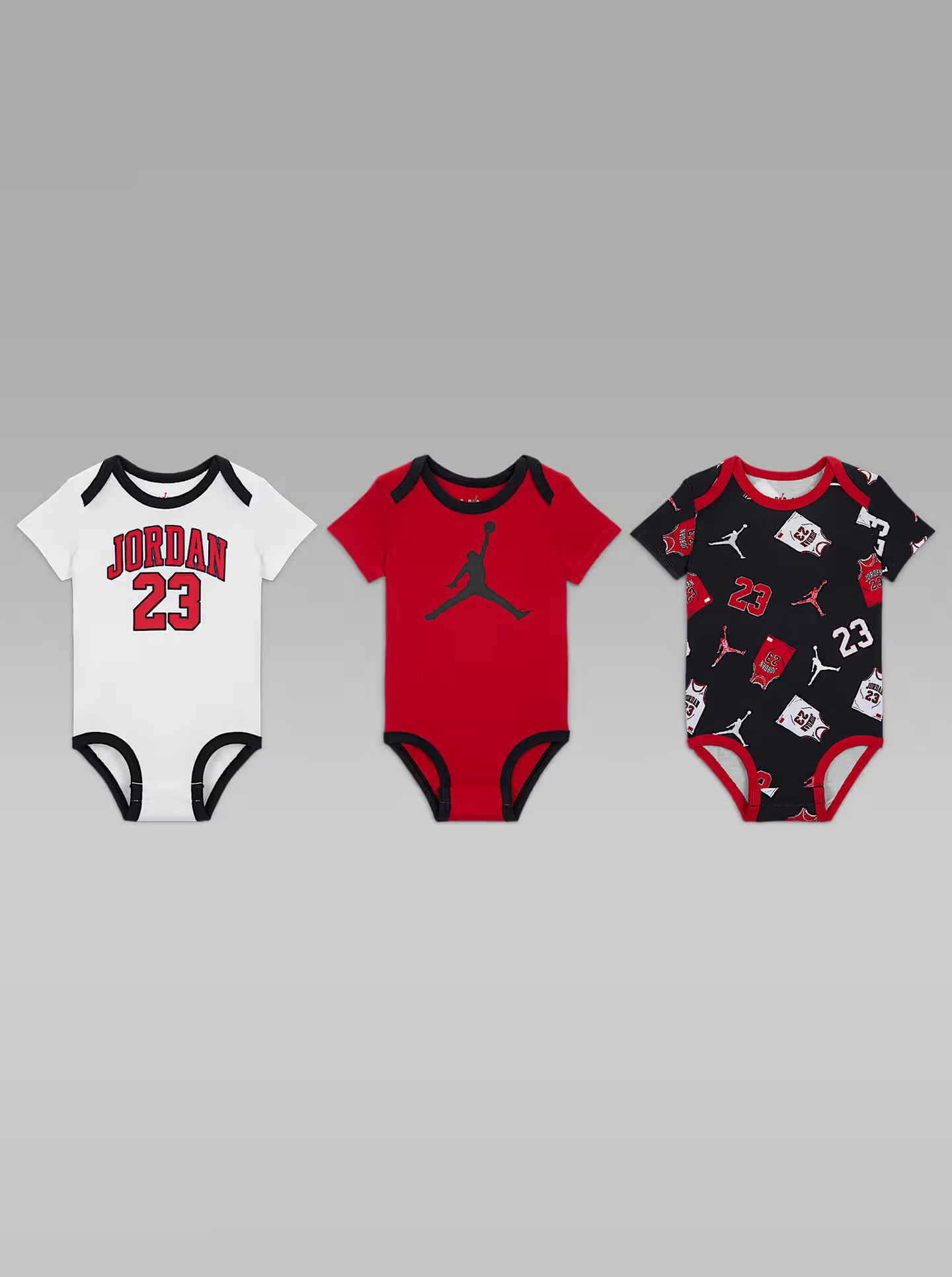 Michael Jordan Jersey 3 Pack Bodysuit Set