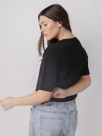 Essential Cropped Logo Tee