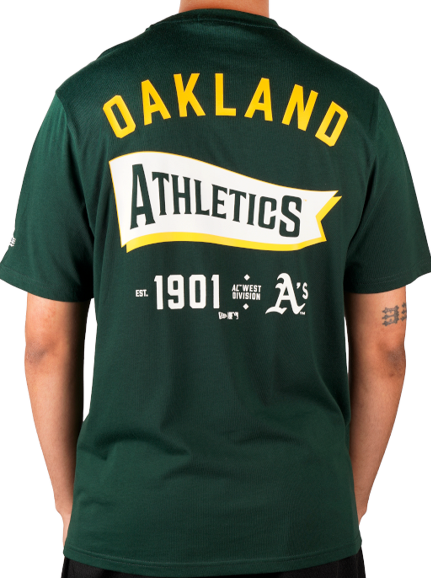 Oakland Athletics MLB Pennant Graphic Dark Green T-Shirt