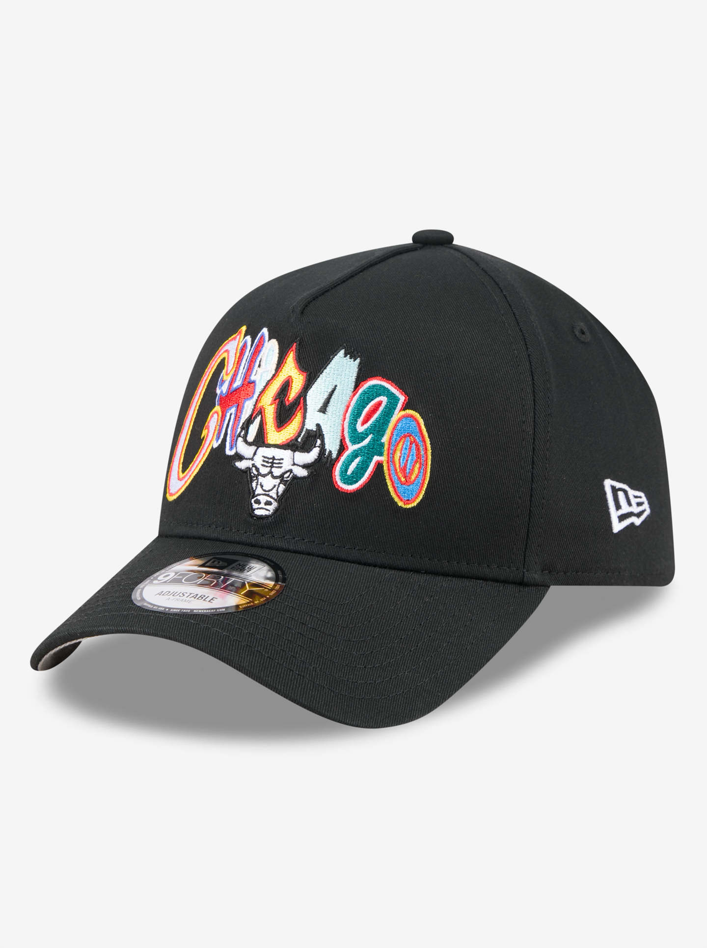 940 A-Frame Multi Letter Chicago Bulls Snapback Cap