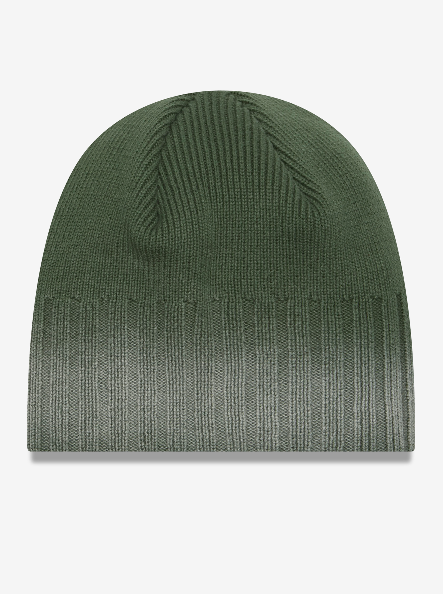 Gradient Ribbed Skully Beanie