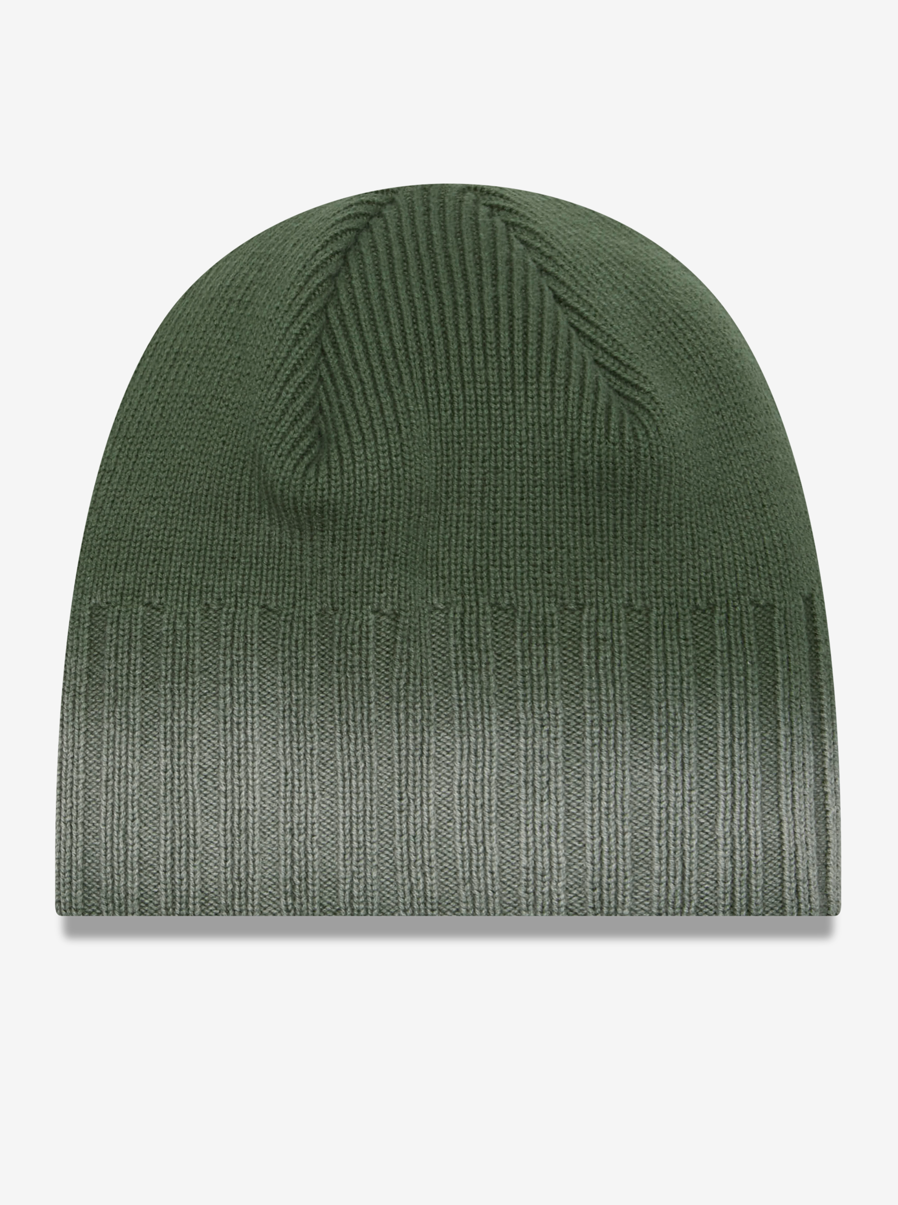 Gradient Ribbed Skully Beanie