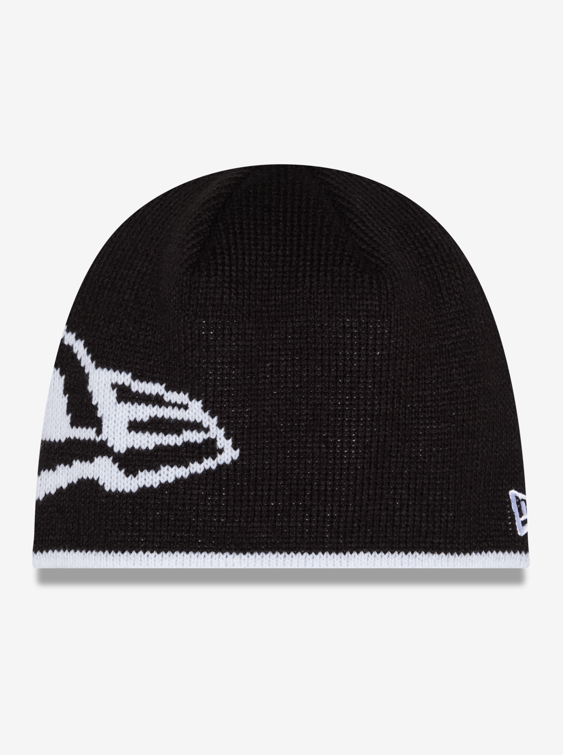 New Era M KNIT SKULLY Q326 BIG FLAG NEWERA BLK - Black