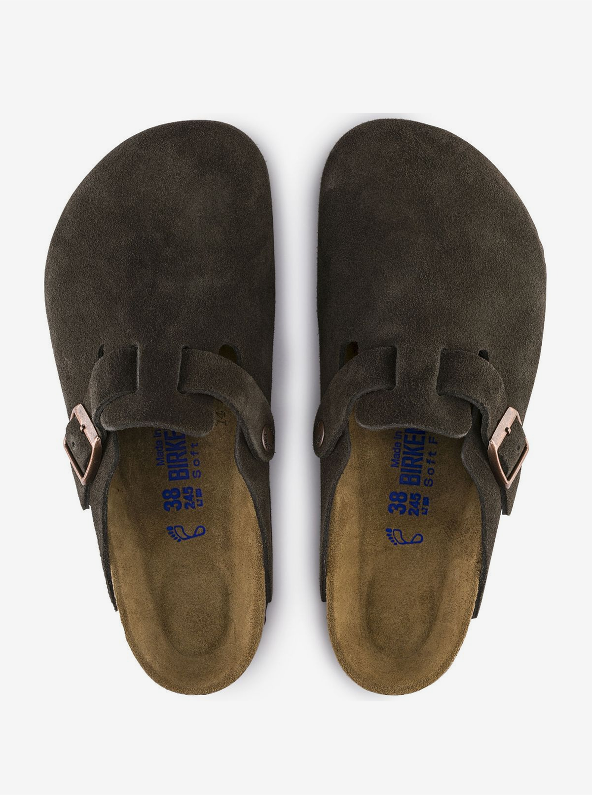 Boston Soft Footbed Suede Leather Unisex (Narrow)