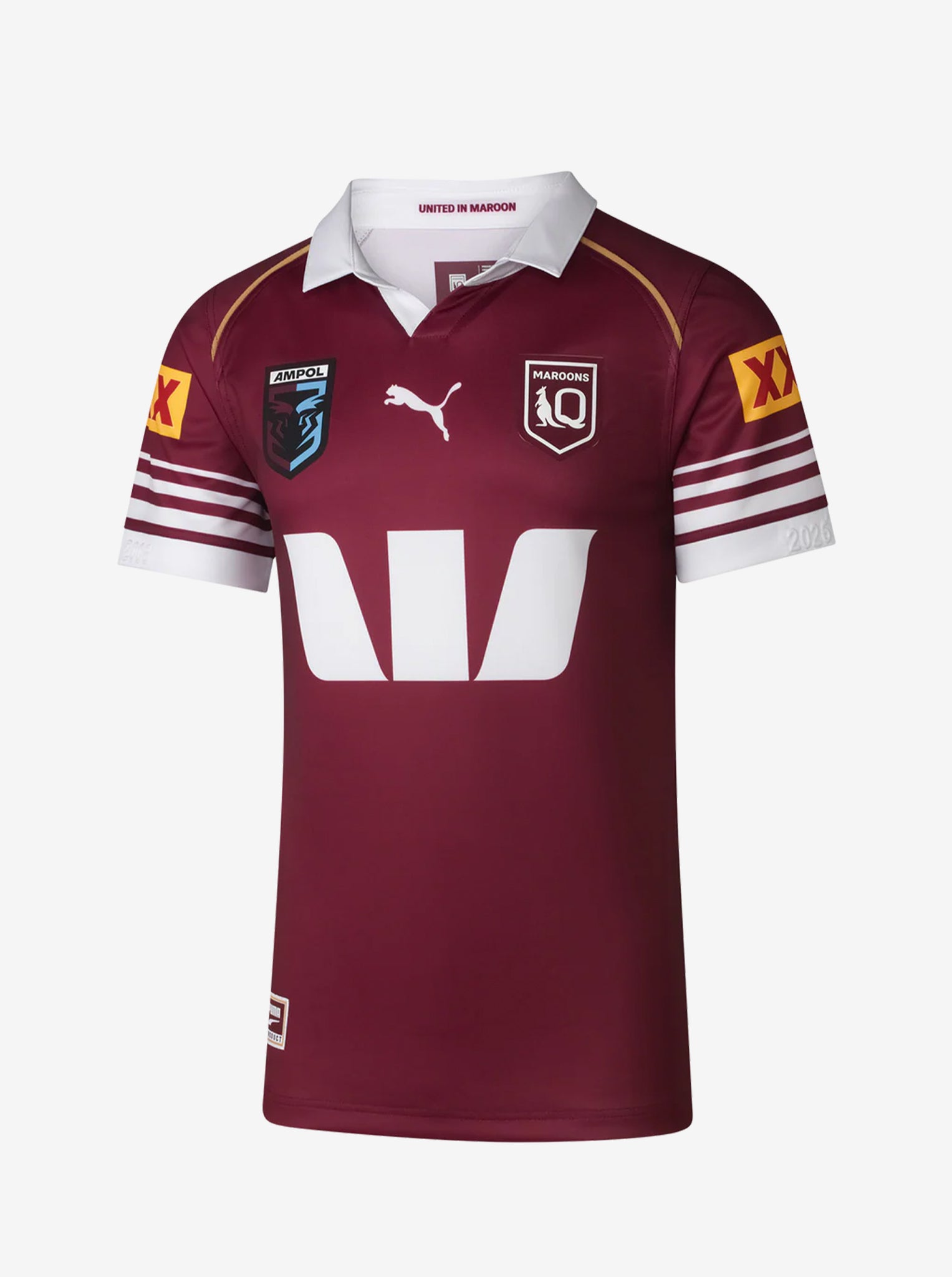 2026 Queensland Maroons Replica Home Jersey