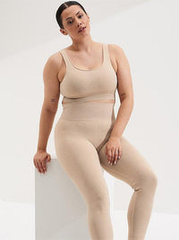 Sand Washed Ribbed Seamless Bra