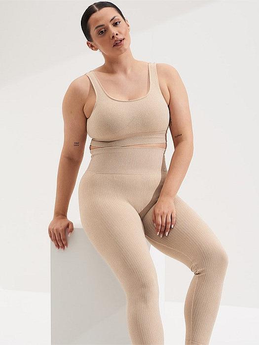 Sand Washed Ribbed Seamless Bra