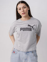 Essential Cropped Logo Tee