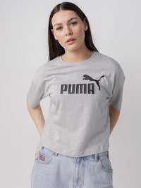 Essential Cropped Logo Tee