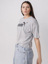 Essential Cropped Logo Tee
