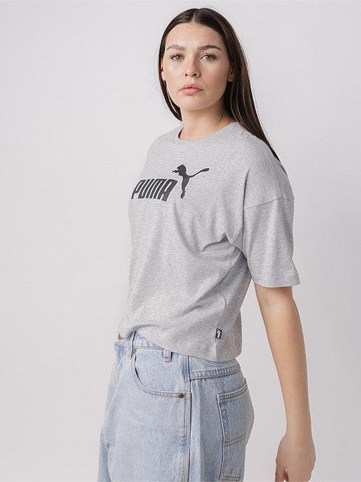 Essential Cropped Logo Tee