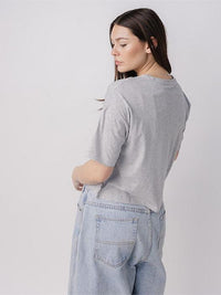 Essential Cropped Logo Tee