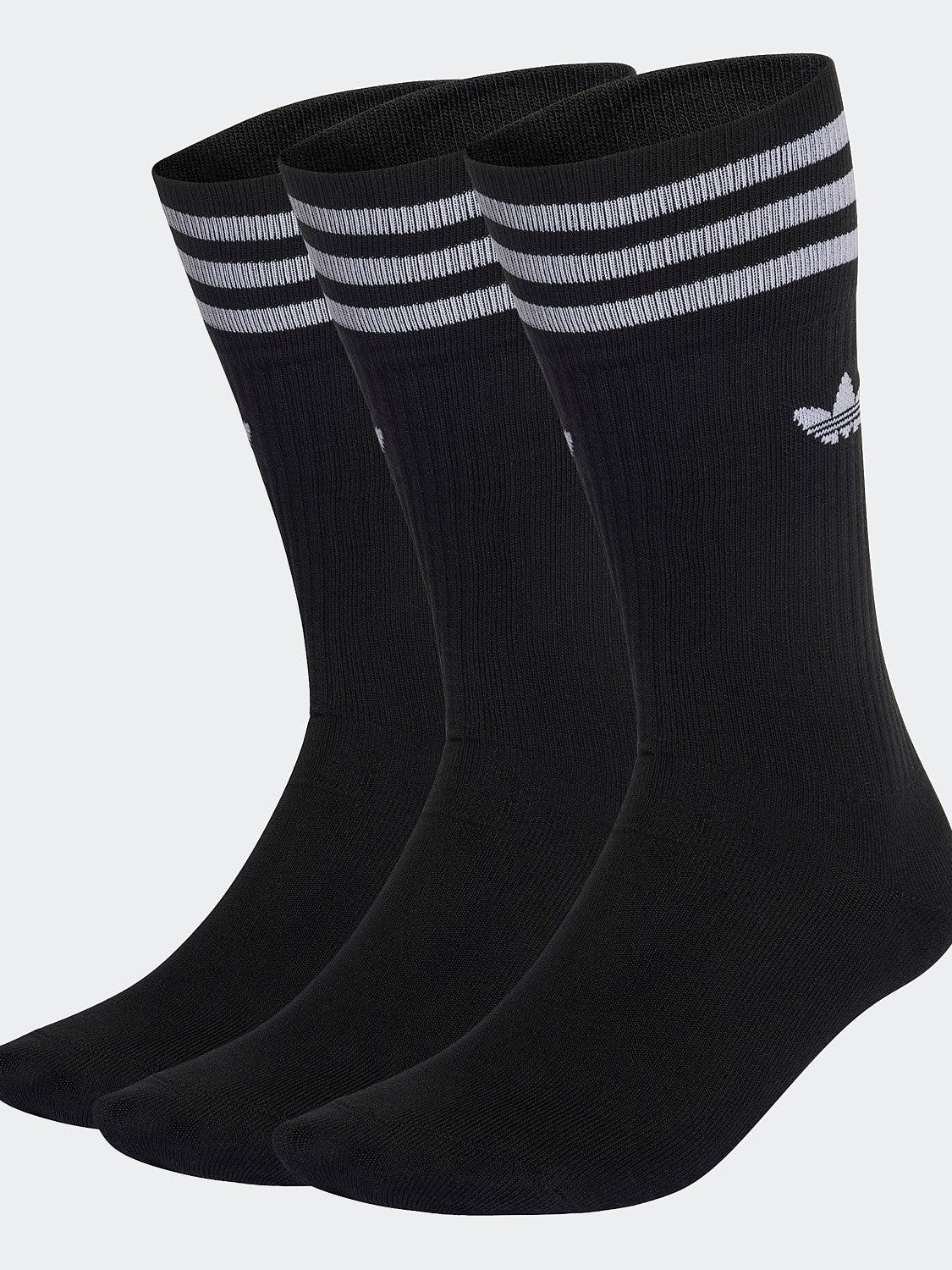 Solid Crew Sock 3 Pack Unisex