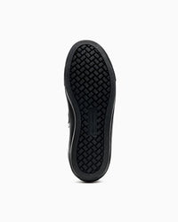 Sport Casual Faux Leather Low Top Black Mono Unisex