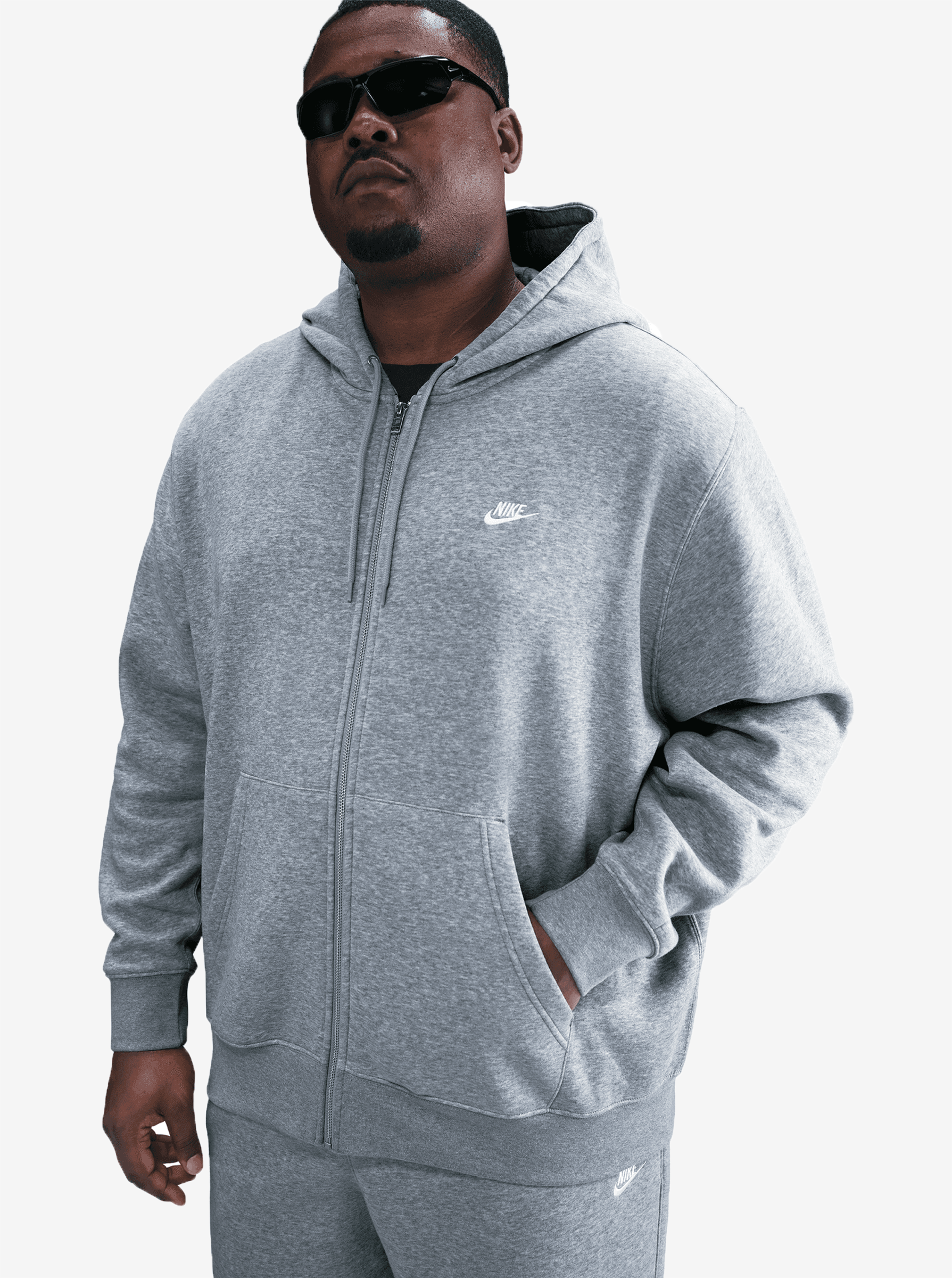Club Full Zip Fleece Hoodie