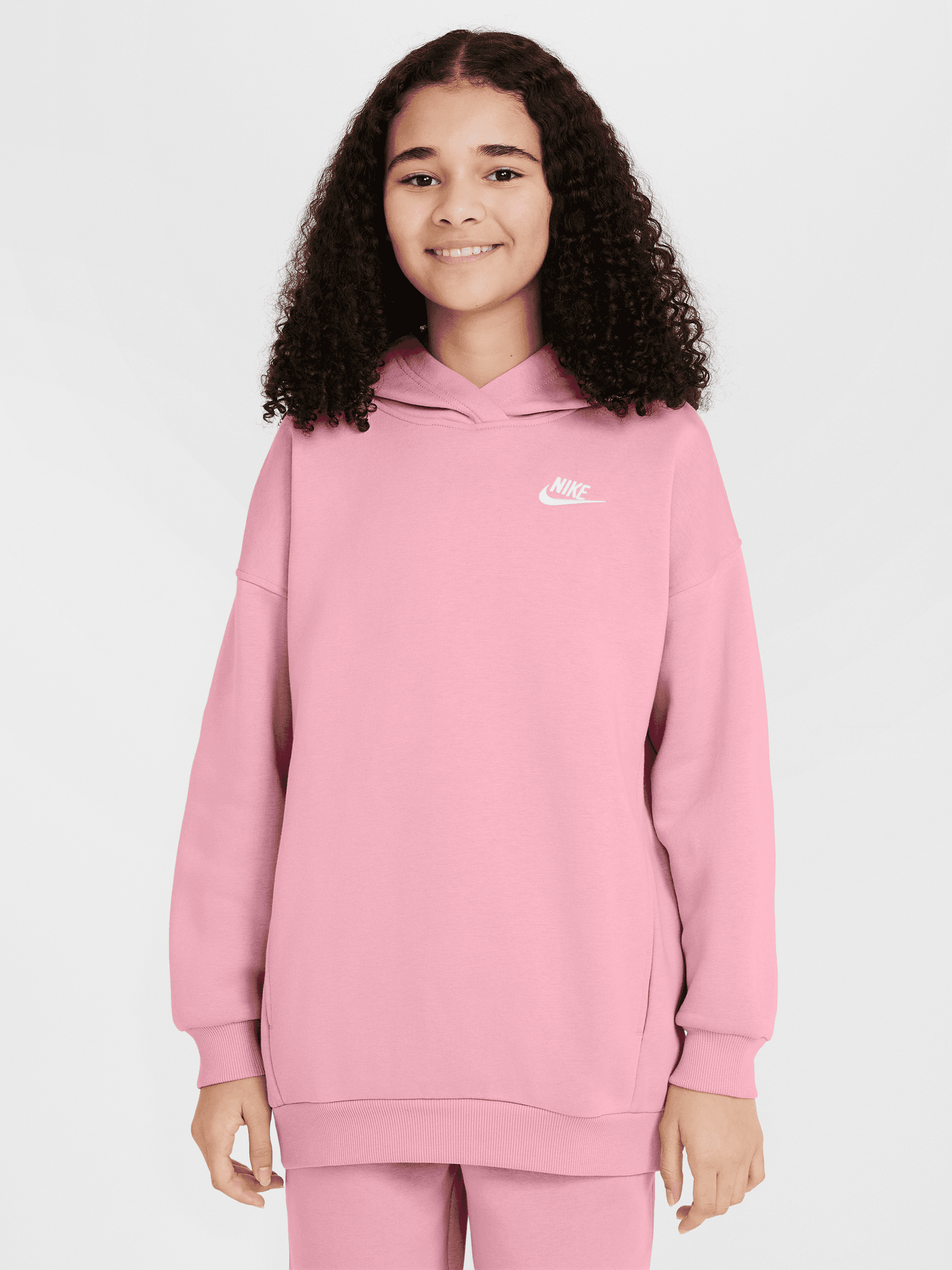 Sportswear Club Fleece Oversized Pullover Hoodie Youth