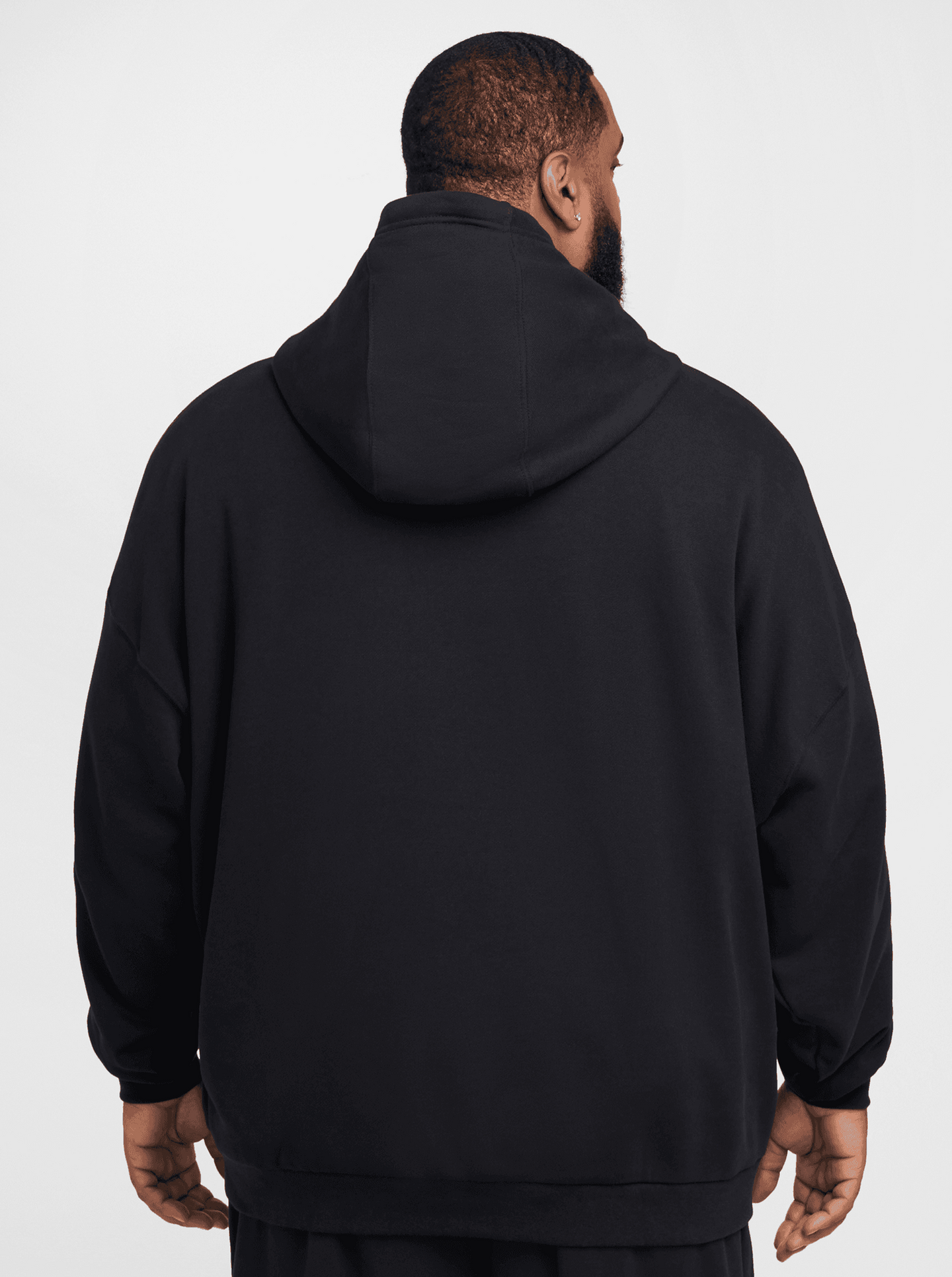 French Terry Oversized Pullover Hoodie