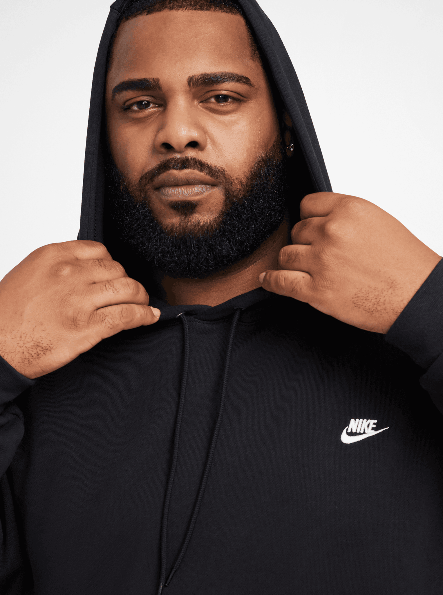 French Terry Oversized Pullover Hoodie