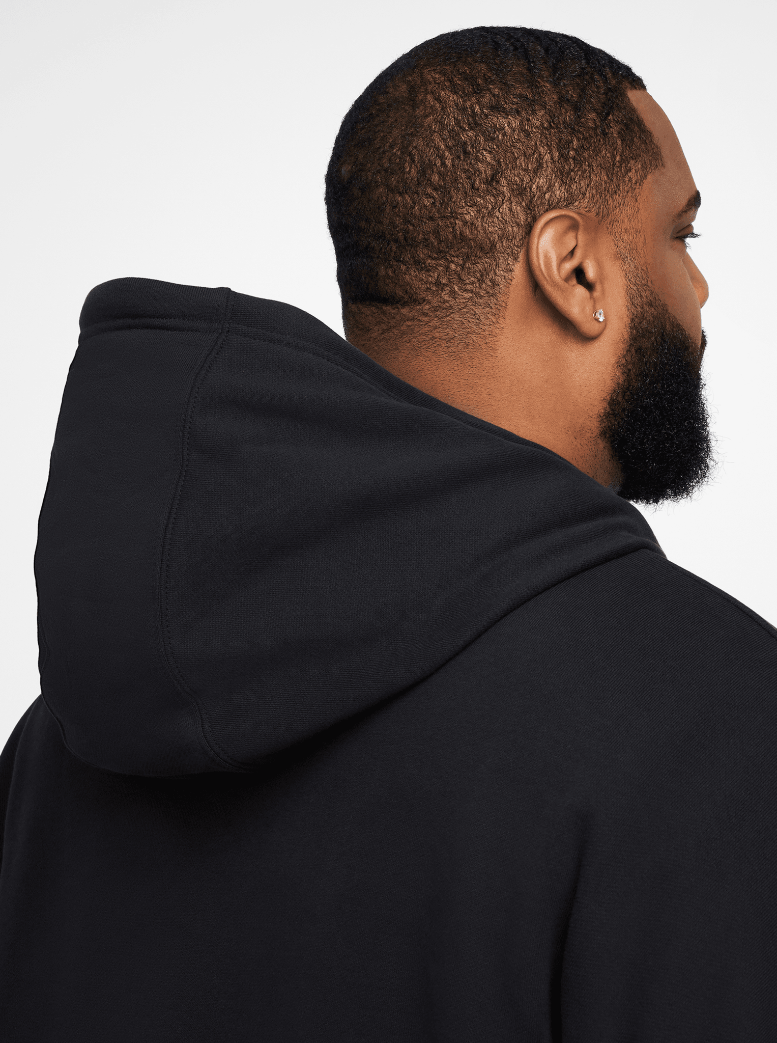 French Terry Oversized Pullover Hoodie