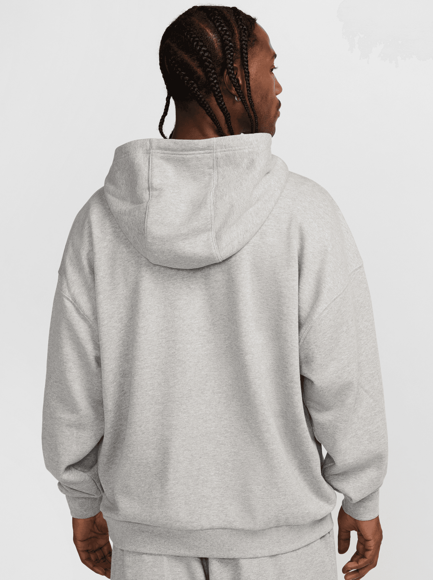 French Terry Oversized Pullover Hoodie